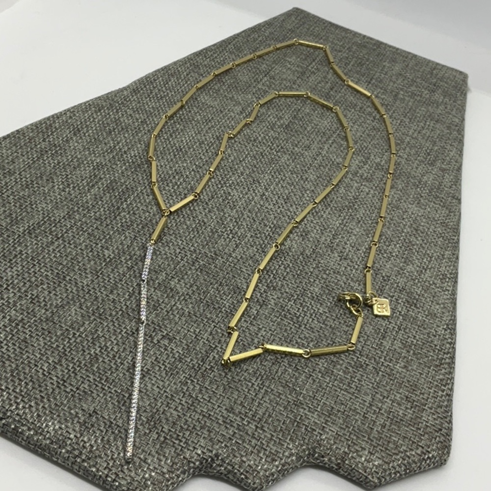 Banana Republic Rhinestone Y Necklace